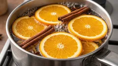 Cottura di spicchi d'arancia con cannella in casa: a cosa serve e quali sono i vantaggi.